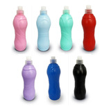 100 Botella Cantimplora 500ml Color Niños Hidratante Rainbow