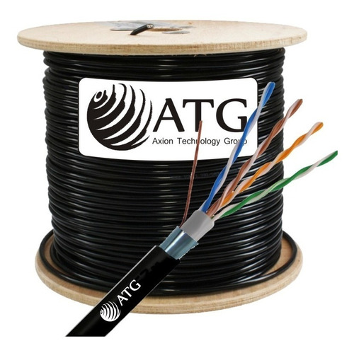 Cable Atg Doble Vaina 100% Cobre Utp Ftp Exterior Blindado