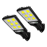  2pcs Luces De Calle Solares Focos Al Aire Libre 200w