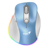 Mouse Genius Ergo 9000s Pro Azul Claro            