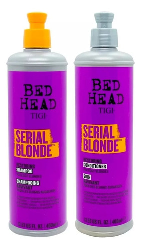 Tigi Bed Head Serial Blonde Shampoo + Acondicionador 400 Ml