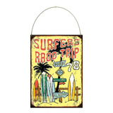 Cartel Chapa Publicidad Antigua Vintage Surf P134