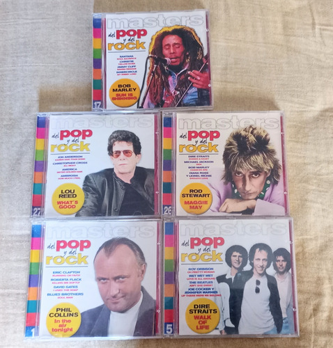 Másters Del Pop & Del Rock Lote X 5 (cds)