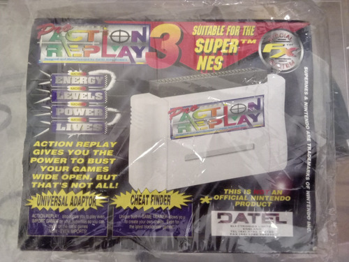 Pro Action Replay 3 Para Snes