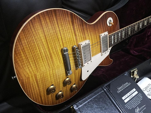 Gibson Les Paul Custom Shop R9 Vos Iced Tea Killer Top Aaaa