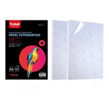 Papel Foto Glossy Adesivo 180g A4 500 Folhas Oferta Jato 