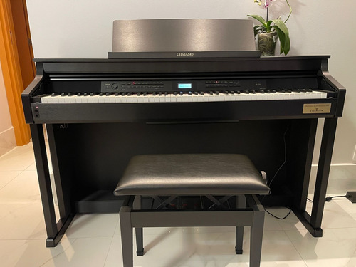 Piano Casio Celviano Ap-700 Preto Com Estante + Banco Ap700 