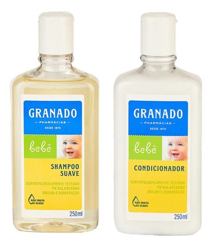 Kit Granado Shampoo Condicionador Bebê Tradicional 250ml
