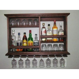 Repisa  Colonial Para Botellas Mini Bar Cava Cantina