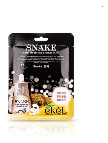 Mascarilla Facial Coreana Snake, Belleza  Ramenstore.net