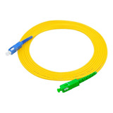 Sc/sc (apc) 2 Mts Simplex Monomodo Fibra Óptica Patch Cord