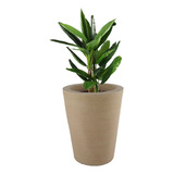 Vaso De Planta Coluna Redonda Cone 32x23x40