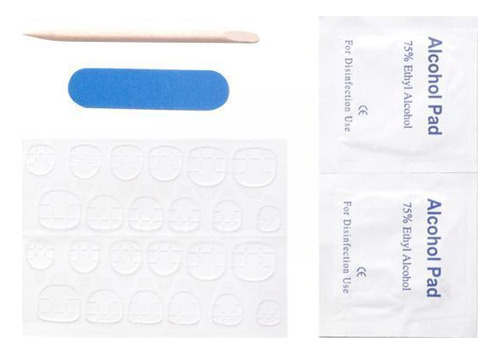 5 Kit De Pegatinas Para Uñas Falsas, Pestañas Adhesivas