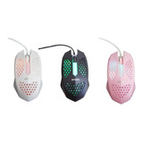 Mouse Gamer Óptico Colmeia  4 Botões Led Rgb 1200dpi Ms-c33