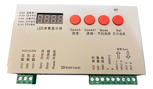 Controlador K-1000s (2048 Led + Sd Card)