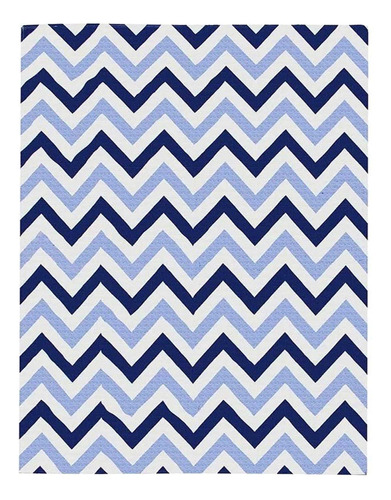 Tapete Quarto Infantil Zig Zag 1,32m X 1,50m Antiderrapante