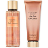 Victoria's Secret Set  Crema Y Body Mist Amber Romance