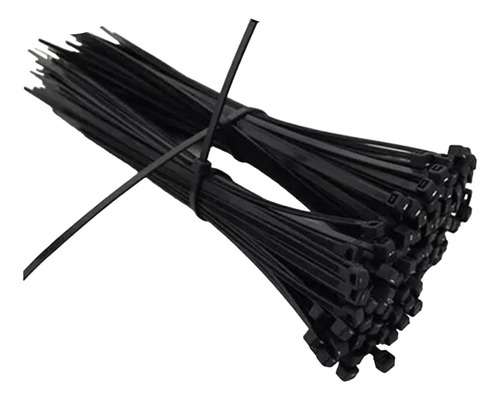Amarra Cable Plastica Negras 100x2.5mm Pack De 100 Unidades