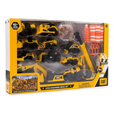 Cattoysofficial, Cat Little Machines Mega Set Con Grúa Exclu