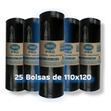 Bolsa Basura 110x120 - 25 Unidades Negra - 75 Micras Espesor