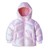 Campera Inflable Inverno Piel De Oso Nena Niña Grisino Marca