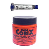 Solda Em Pasta Para Smd Cobix 63/37 30gr + Pasta Solda Cobix