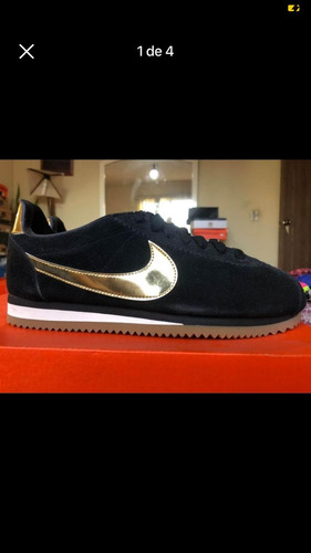 Nike Cortez Black Gold