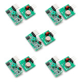 5 Kits De Modulo Rf Emisor Y Receptor 315 Mhz Arduino Pic