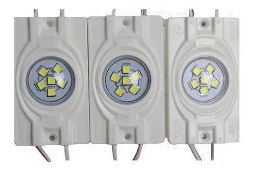 Modulo 6 Led 2835 3w Blanco 110v Ac Super Potente