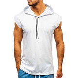 Camiseta De Manga Corta For Hombre Fitness Workout Gym Slim