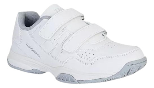 Tenis Throwing Bts Evolution Velcro Blanco 