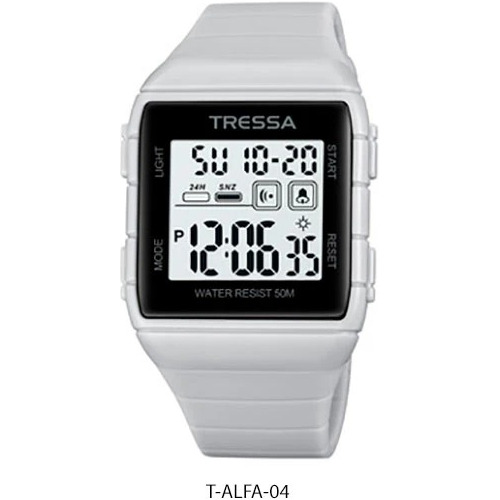 Reloj Unisex Tressa Alfa Wr50 Digital Luz Cronómetro