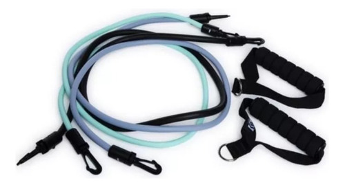 Bandas De Resistencia Tubulares Series 8 Fitness Set De 3 