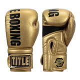 Guantes De Box Title Gold Series Velcro 16 Oz Palomares Fpx