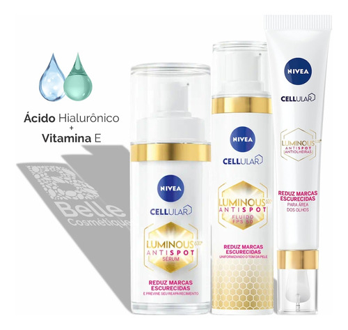 Nivea Cellular Antispot Luminous630 Sérum Fluído Antiolheira