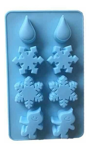 Molde Silicon Navidad Copos Nieve Grandes Jabon Reposteria