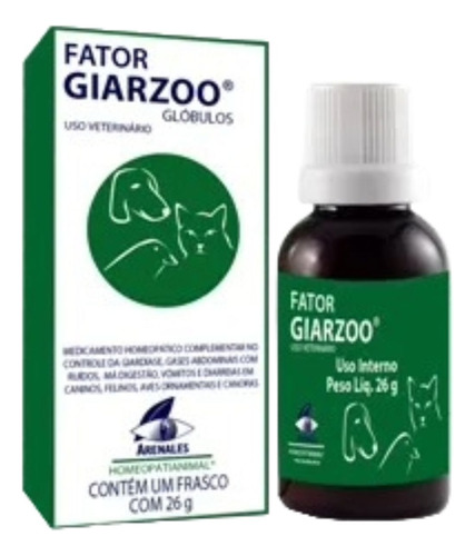 Fator Giarzoo Pet 26g Sistema Terapia Cães E Gatos Arenales 