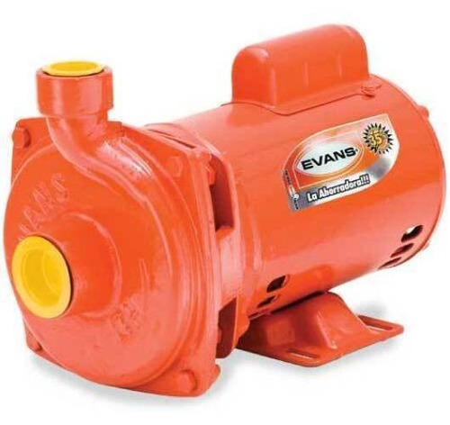 Bomba Centrifuga Evans De 1 Hp Para Bombeo De Agua Limpia Color Naranja Fase Eléctrica Monofásica Frecuencia 60hz