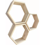 Repisa Hexagonal Tipo Panal