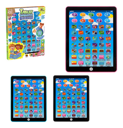 Tablet Interativo Infantil Educativo Didático 58 Funções