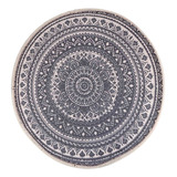 Alfombras Redondas Para Dormitorio, Mandalas Bohemias, Con F