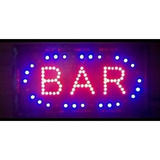 Cartel Led Bar Café Abierto Pizza Panchos O La Q` Quieras