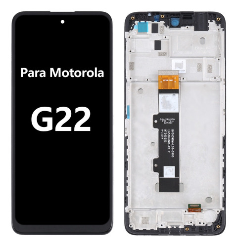 Para Motorola Moto G22 Xt2231 Tela Display Frontal Lcd Aro