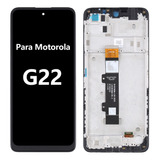 Para Motorola Moto G22 Xt2231 Tela Display Frontal Lcd Aro