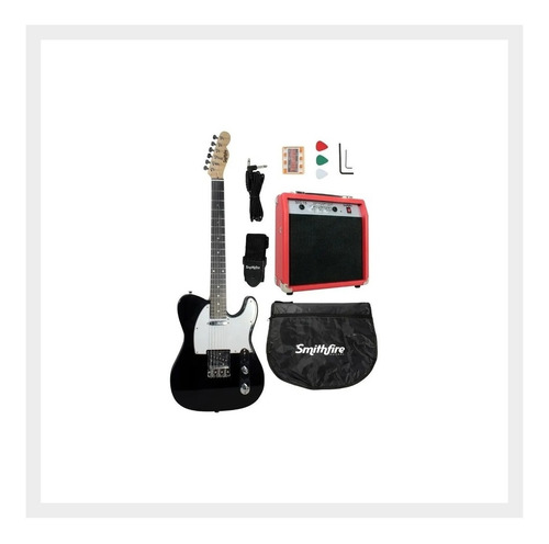 Smithfire Telecaster Paquete Guitarra Eléctrica Amplificador