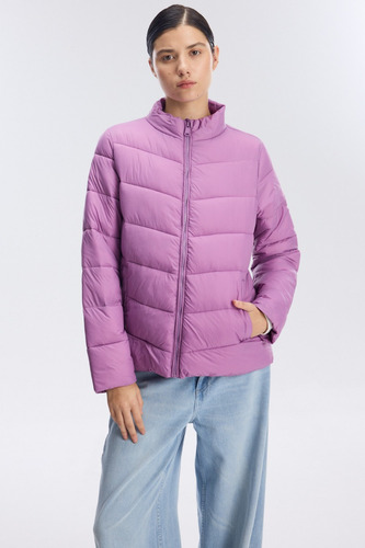 Campera Importada Corta Violeta Positano Mujer Portsaid