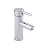 Llave Monomando Corto Ecológico Para Lavabo Acero Inoxidable