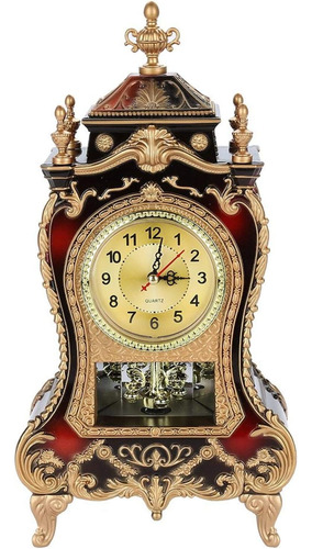 Wifehelper Mesa De Plástico Reloj De Mesa Vintage Reloj De M