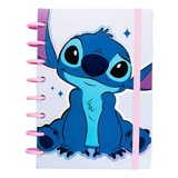 Cuaderno A5 Inteligente Stitch Disney Mooving Loops Discos