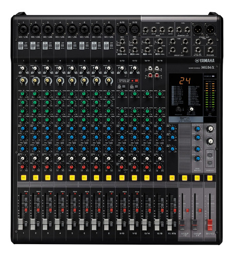 Mixer Consola Yamaha Mg16x Cv 16 Canales D-pre Con Fx